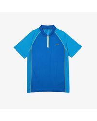 Lacoste - Tennis Gerecycled Polyester Ultradroog Poloshirt In Blauw - Lyst