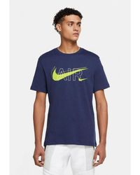 Nike - Air Print Sportswear Multi Swoosh T Shirt - Lyst