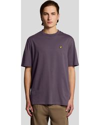 Lyle & Scott - Oversized Cotton Crew Neck T-Shirt - Lyst