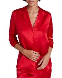 Aubade - Toi Mon Amour Silk Blouse - Lyst