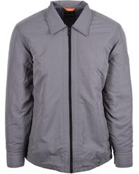 BOSS - Leejay Overshirt Open Cotton - Lyst