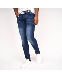 Crosshatch - Barbeck Slim Jeans (Dark Wash) - Lyst