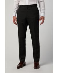 Limehaus - Flat Fronted Regular Suit Trousers - Lyst