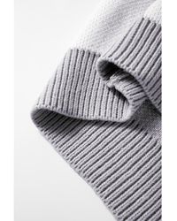 Azura Exchange - Checkered Bishop Sleeve Sweater - Lyst