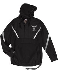 Mitchell & Ness - Chicago Bulls Windy City Reflective Anorak Jacket - Lyst