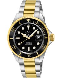 Gv2 - Liguria 316L Stainless Steel Cae, Bezel, Dial, Two Tone/Stainless Bracelet Watch - Lyst