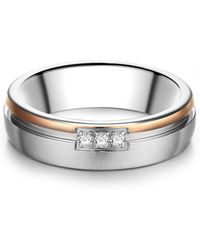 Tresor 1934 - Trilani Stainless Steel Ring - Lyst