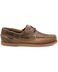 Loake - Lymington Boat Shoe Leather - Lyst