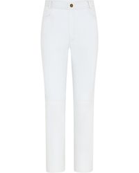 Infinity Leather - Lamb 501 Biker Jeans - Lyst
