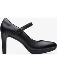 Clarks - Ambyr Shine Leather Shoes - Lyst