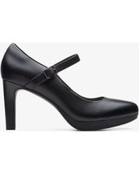 Clarks - Ambyr Shine Leather Shoes - Lyst