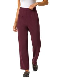 Roman - Petite Straight Leg Ponte Stretch Trouser - Lyst