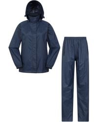 Mountain Warehouse - 'Pakka' Waterproof Jacket And Overtrouser Set Lightweight Outdoor Outfit Polyamide - Lyst