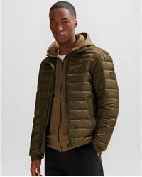 BOSS - Boss Oden 1 Lightweight Padded Jacket With Water-Repellent Finish - Lyst
