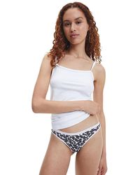 Calvin Klein - Ck One Cotton Thongs Two Pack - Lyst