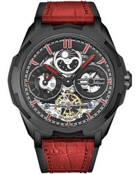 Stuhrling - Dual Time Automatic Navigator 46Mm Skeleton - Lyst