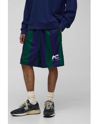 BoohooMAN - Homme Mid Length Stripe Sports Shorts - Lyst