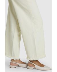 Boohoo - Wide Fit Slingback Pointed Flats - Lyst