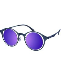 Kypers - Japo Round Shape Metal Sunglasses - Lyst