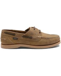 Loake - Padstow Boat Shoe Nubuck Cotton - Lyst