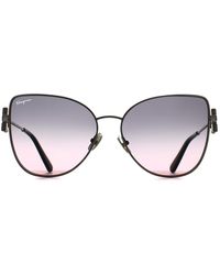 Ferragamo - Cat Eye Rose Gradient Sf296Sr Metal - Lyst