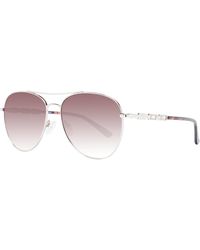 Guess - Silver Sunglasses - Lyst