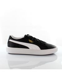 PUMA - Breaker Leather Low Top Lace Up Trainers 366078 01 - Lyst