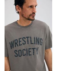Grimelange - Printed Crew Neck T-Shirt - Lyst