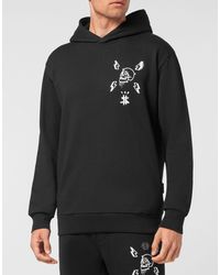 Philipp Plein - Sweatshirt Met Capuchon Hexagon - Lyst