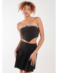 Pink Vanilla - Bow Detail Corset Top - Lyst