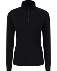 Mountain Warehouse - Base Layer Top Zip Neck Breathable Long Sleeved Tee Merino - Lyst