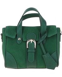 Ashwood Leather - 'Fascino Fiorentino' Soft Suede Small Shoulder Crossbody Bag - Lyst