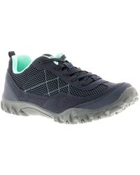 Regatta - Ladies Synthetic Suede And Mesh Upper Lace Up Lifestyle Shoe - Lyst