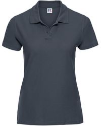 Russell - Europe /Ladies Ultimate Classic Cotton Short Sleeve Polo Shirt (French) - Lyst