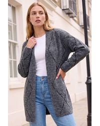 Roman - Sparkle Argyle Cardigan - Lyst