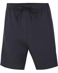 BOSS - Mannen Headlo 1 Fleece Sportshorts (Donkerblauw) - Lyst