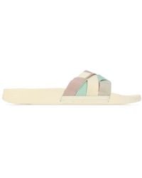 Fitflop - Womenss Fit Flop Iqushion Multi-Strap Slide Sandals - Lyst