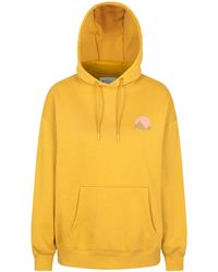 Mountain Warehouse - 'Mountain Sunset' Relaxed Fit Hoodie Warm Cosy Printed Casual Travel Top Cotton - Lyst