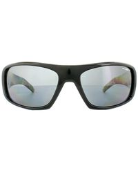 Arnette - Lunettes De Soleil Hot Shot Chaud 4182 214981 Graphiques Noirs Polis À L'Intérieur Gris Polarisé - Lyst