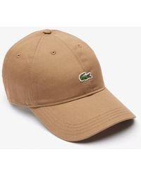 Lacoste - Organic Cotton Twill Cap - Lyst