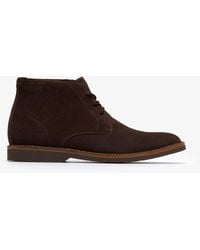 Clarks - Atticuslt Mid Dark Suede Boots - Lyst