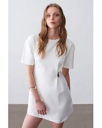 Dilvin - Vrouwen Mini Shift Jurk - Lyst