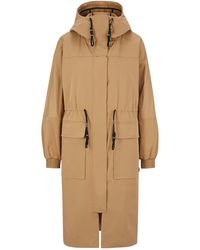 BOSS - Fiorenza-1 Parka Jas Voor In Beige - Lyst