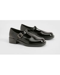 Boohoo - Chunky Square Toe Mary Jane - Lyst