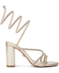 Carvela Kurt Geiger - Swirly Block Sandals - Lyst