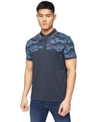 Crosshatch - Brightling Camo Poloshirt (marine) - Lyst