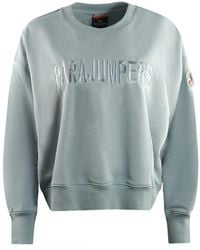 Parajumpers - Melita Large Brand Logo Shark Grey Sweatshirt - Lyst