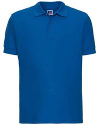 Russell - Ultimate Cotton Pique Polo Shirt (Azure) - Lyst