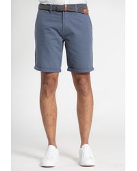 Tokyo Laundry - Mid Cotton Belted Chino Shorts - Lyst
