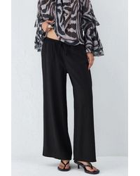 Busem - Wijde Pantalon Met Elastische Taille En Zakjes - Lyst